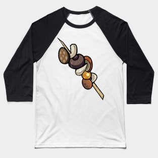 Hearty Steamed Mushrooms Baseball T-Shirt